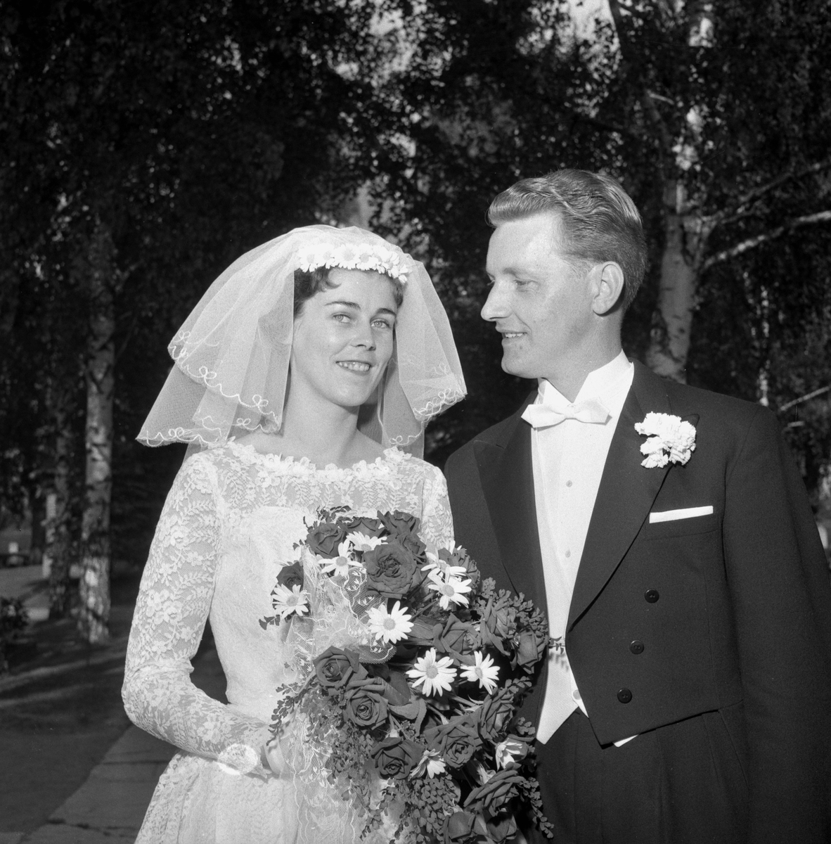 Brudpar.
29 juni 1959.