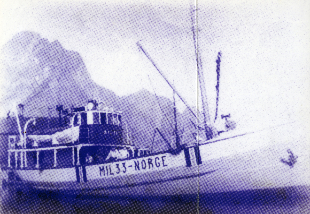 MK Mil 33, gikk i erstatningsrute for hurtigruta mellom Tromsø og Kirkenes under andre verdenskrig.