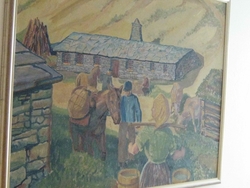 Maleri av Rausjødalen setermeieri