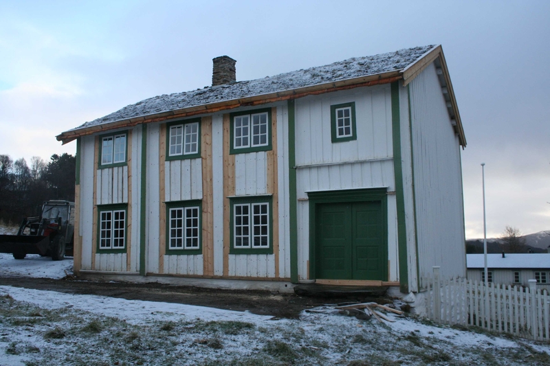 Bjørnsonbygningen, ferdig rest utvendig, Bjørgan