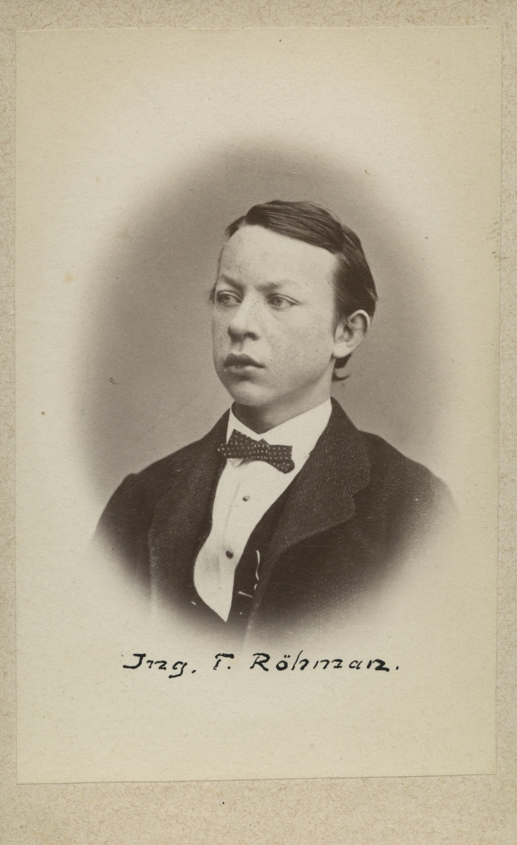 Ingenjör Tycho Carl Leonard Röhman 1853-1883