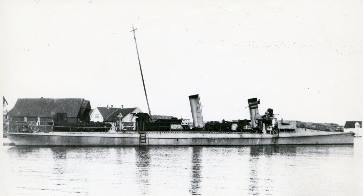 Motiv: Torpedobåt 1.kl. HAI - Styrbord side