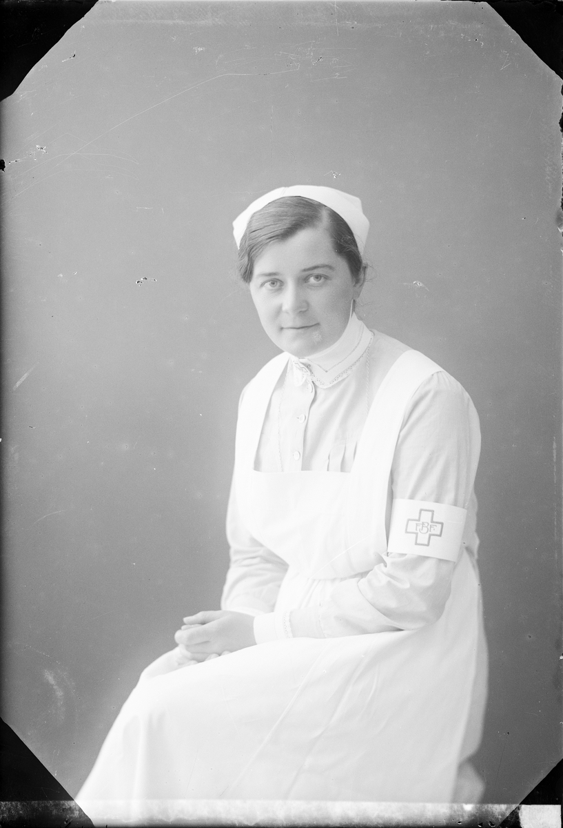 Sjuksyster Nanny Andersson från Stockholm 1922