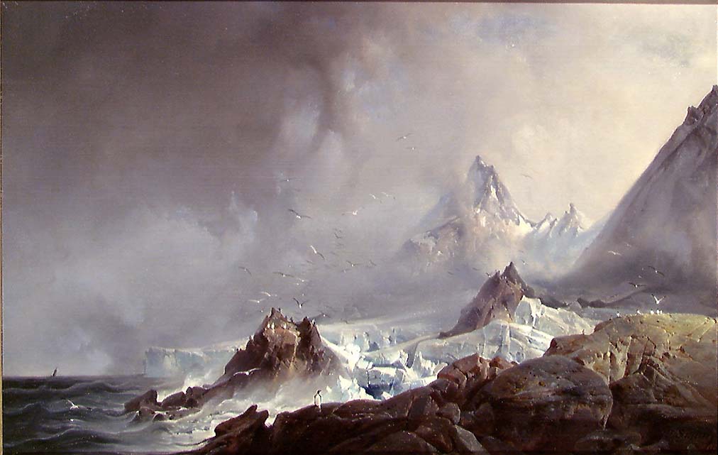 Landskap fra Norskøyene på Spitsbergen [Maleri]