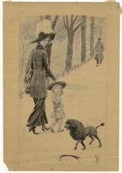 "Du, mamma, den hunden der har vissr glemt å ta på seg boske