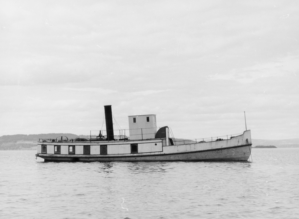 transport båt, eksteriør, Mjøsa, D/S Bundefjord, på vann