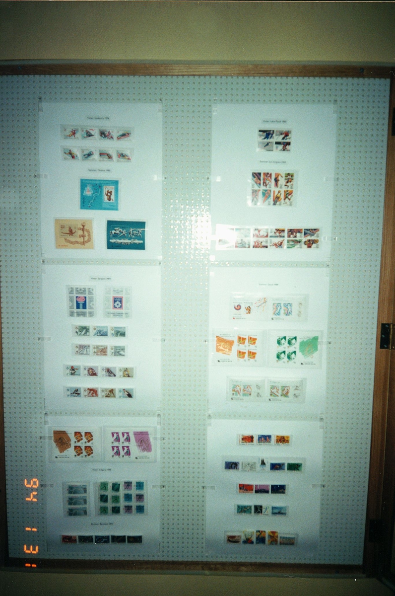Postmuseet, Oslo, utstilling, OL frimerker fra mange land