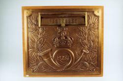 Postmuseet, gjenstander, postkasse, brevkasse, postinnkast, 