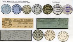 Stempelkatalog 3600 Kongsberg, Kongsberg kommune, Buskerud