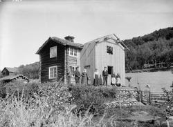 Kort: S. Fron. 26.5 1901. Gaarden Vangen. Hus under påbyggin