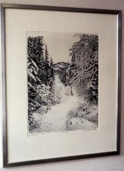 Midtvinter [Grafikk - Litografi]