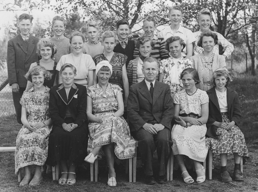 Skolebilde våren 1952