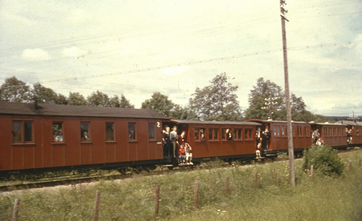 Et av de siste ordinære togene fra Skulerud til Sørumsand.
