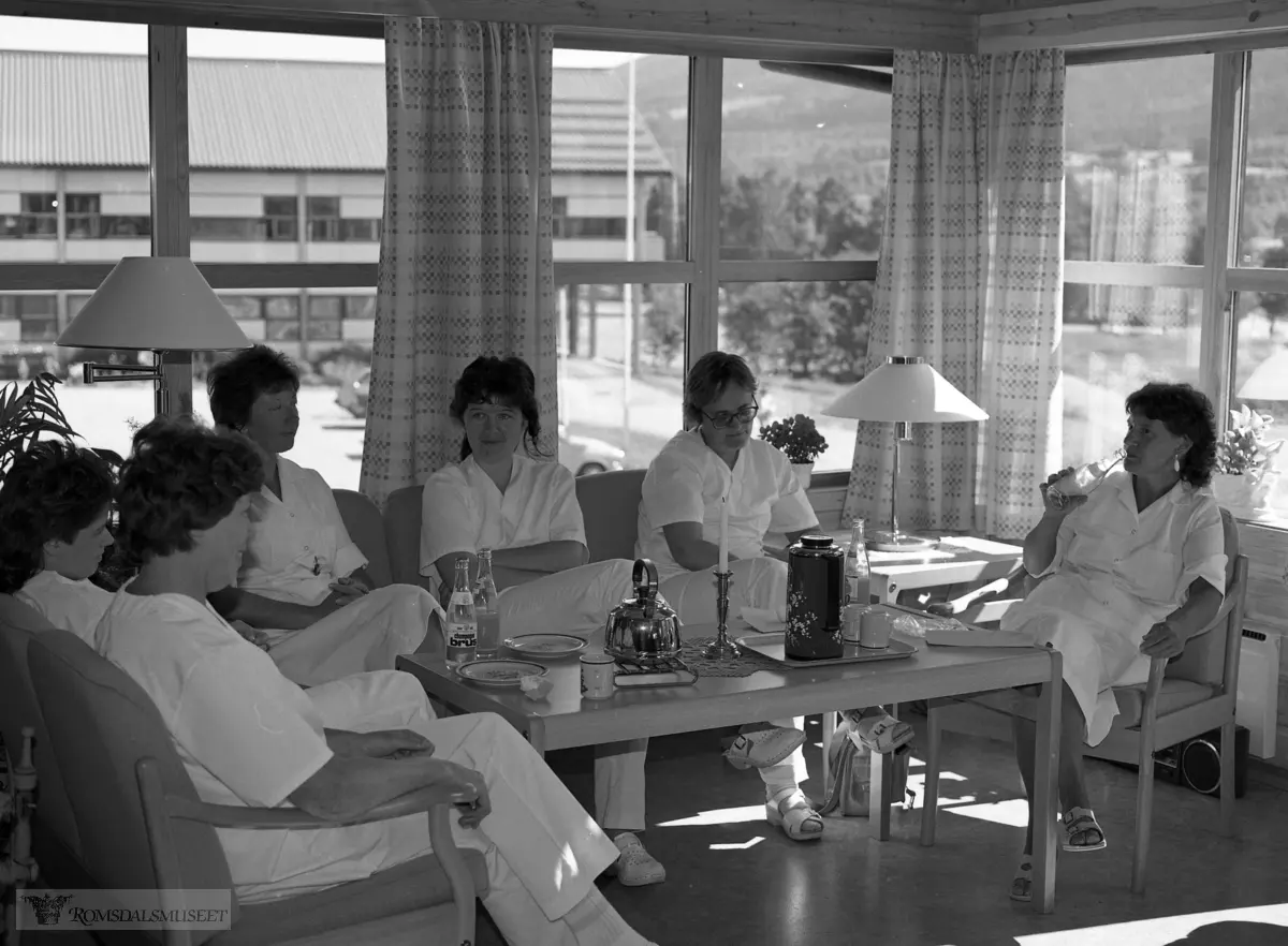 På Nesset omsorgssenter.