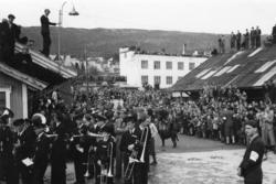 Fra Molde Havn den 20.mai 1945. .Korpset Presto i forbindels