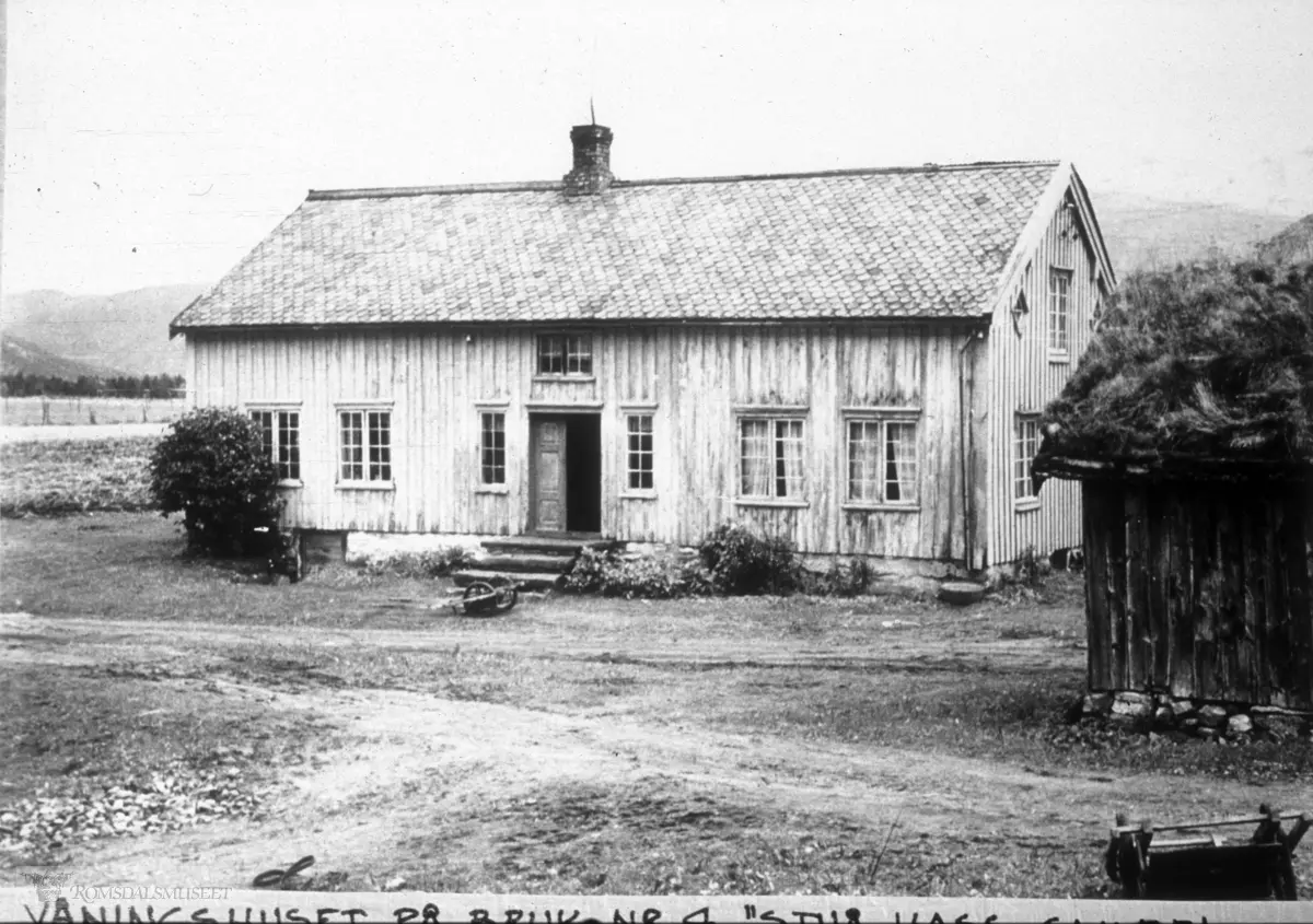 Våningshuset på bruk nr 4 "Stua hass gammel-Trond" .(Se Romsdalsmuseets årbok 2003)