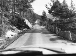 Bygging av Boggetunnelen på Buggestranda. .Tunnelarbeidet på