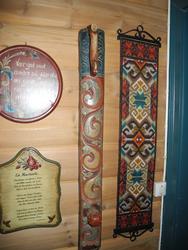 Mangletre laget av Torstein Bjøkne, Finnset..På Nordvollen, 