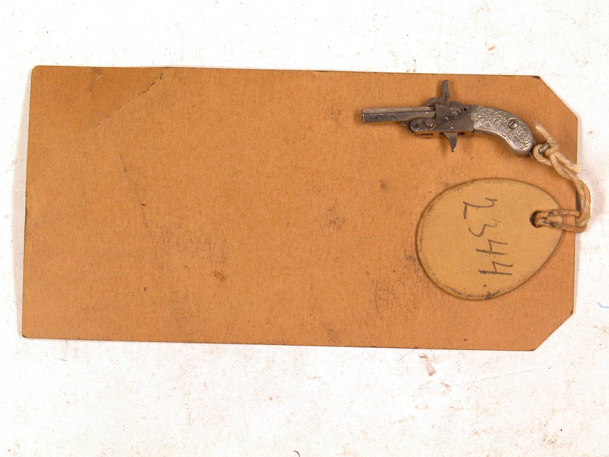 Berloque type pistol for 2mm stifttenningspatron.