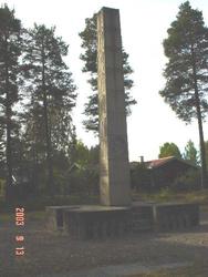 Monument om hendelsene 9. april 1940 på Elverum.