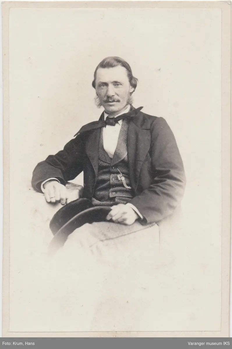 Portrett, Marcus Wøldike Noodt, ca. 1870