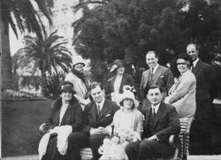 Fra bryllupsfeiringen i Nice for Klara og Christian W. Thams