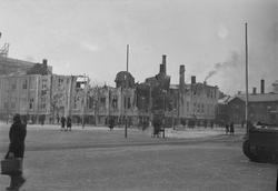 Brann i Harmonien på Torvet.