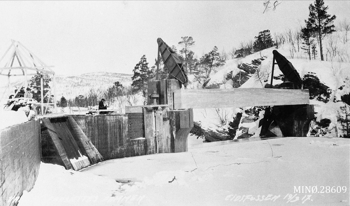 Eidsfossen 19. mars 1917 - "Dammen"