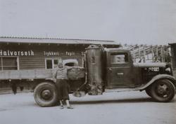 Lastebil,generator, Chevrolet(?) 1934-1935  Elverum. Tyskerb