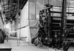 "Papirmaskinen ute av drift under okkupasjonen 1943-1944-194