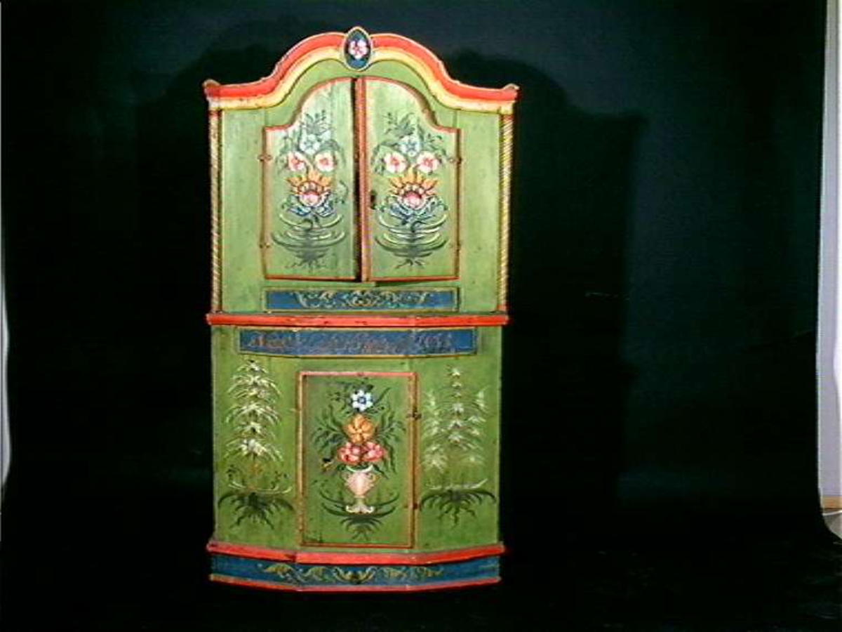 Malt av Nils Bæra (1785-1873) fra Ål, en av de to brødrene Bæra - som begge var ledende hallingmalere.