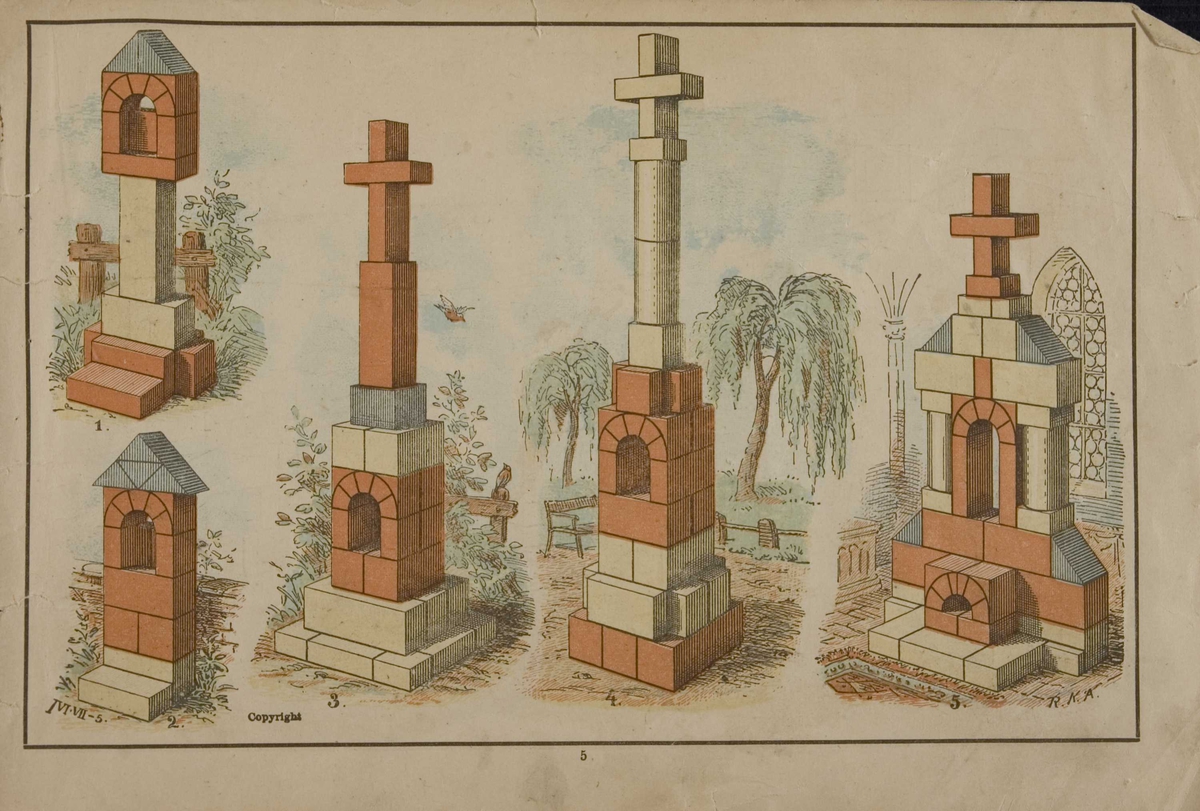 Byggekloss,  i orig. eskem. skyvelokk