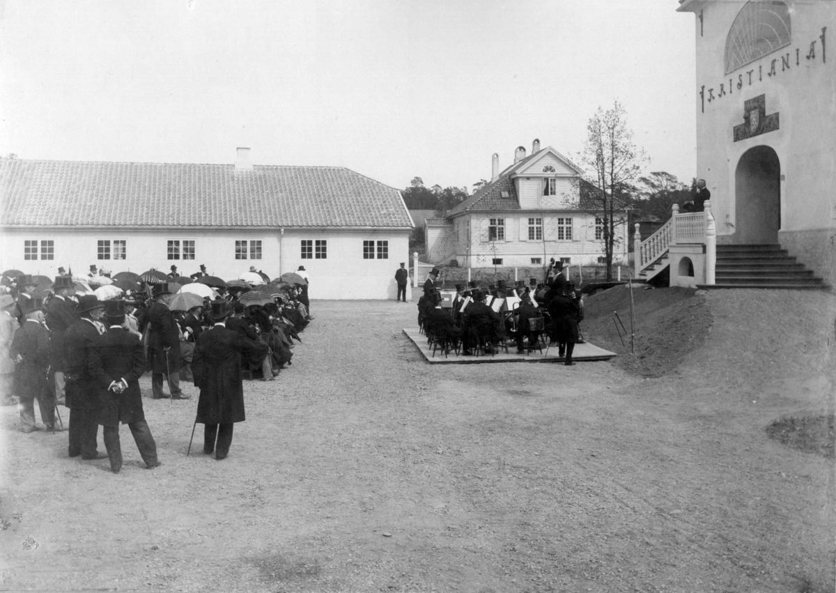 Den Kulturhistoriske utstilling 1901. Åpningen.