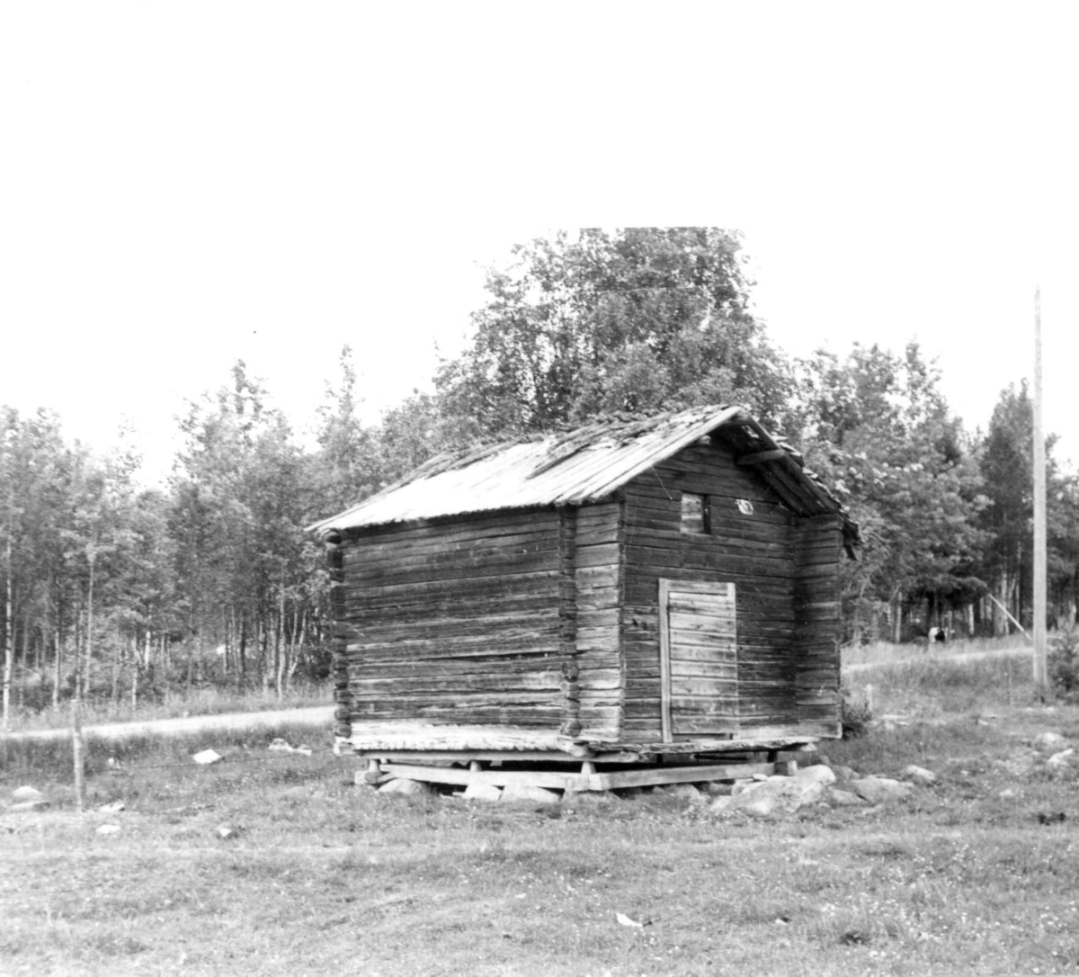 Det eldste gjenstående stabbur, Olkamanki 1958.