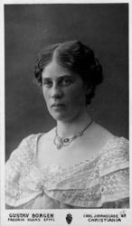 Portrett av Emma Aall, f. Lund.