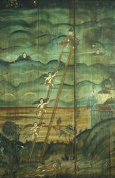 Høysetetavle brukt på Holm gård, Råde i Østfold.
NF.1905-02