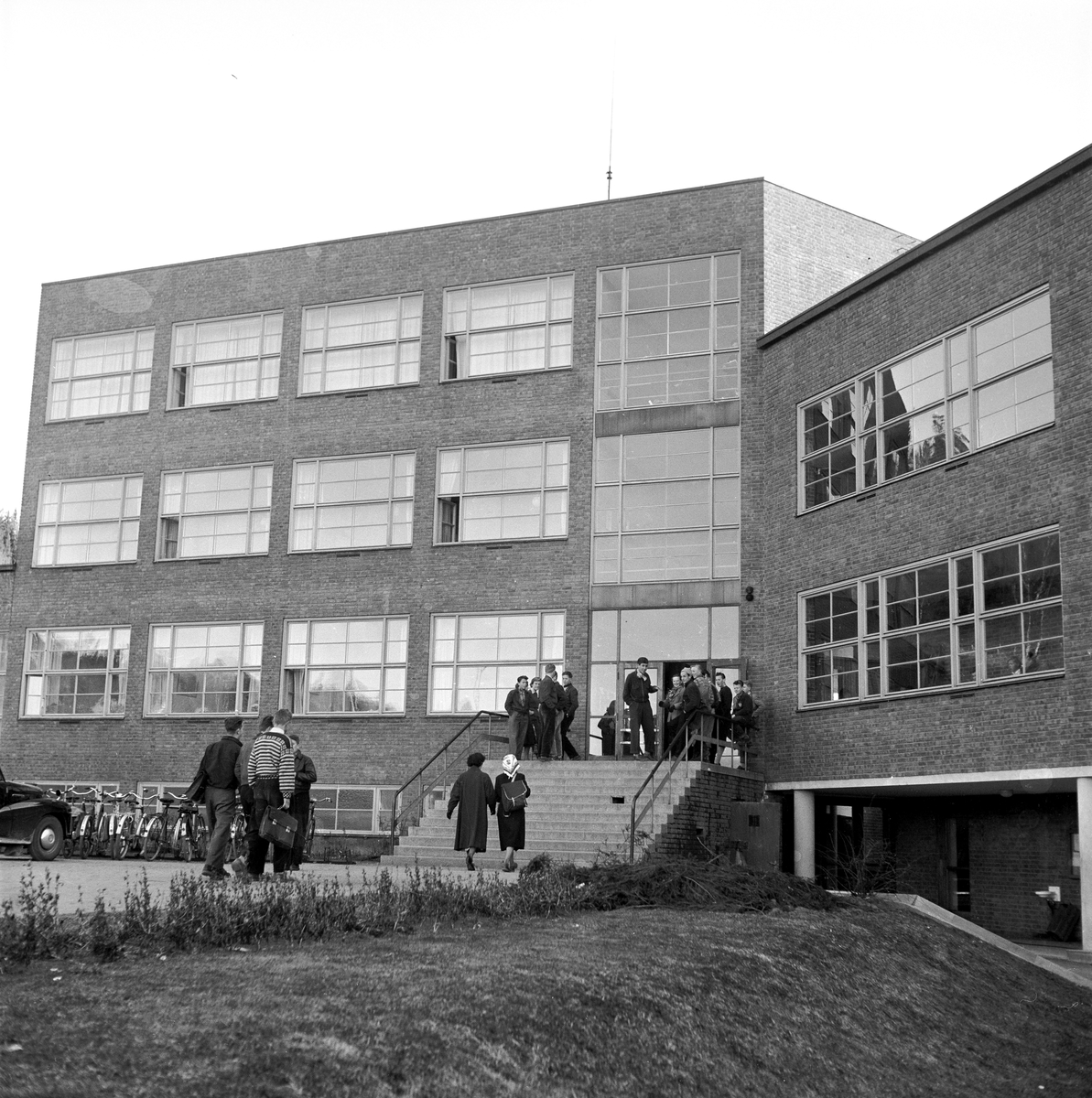 Bærum, Valler, 1953, Valler skole. 
