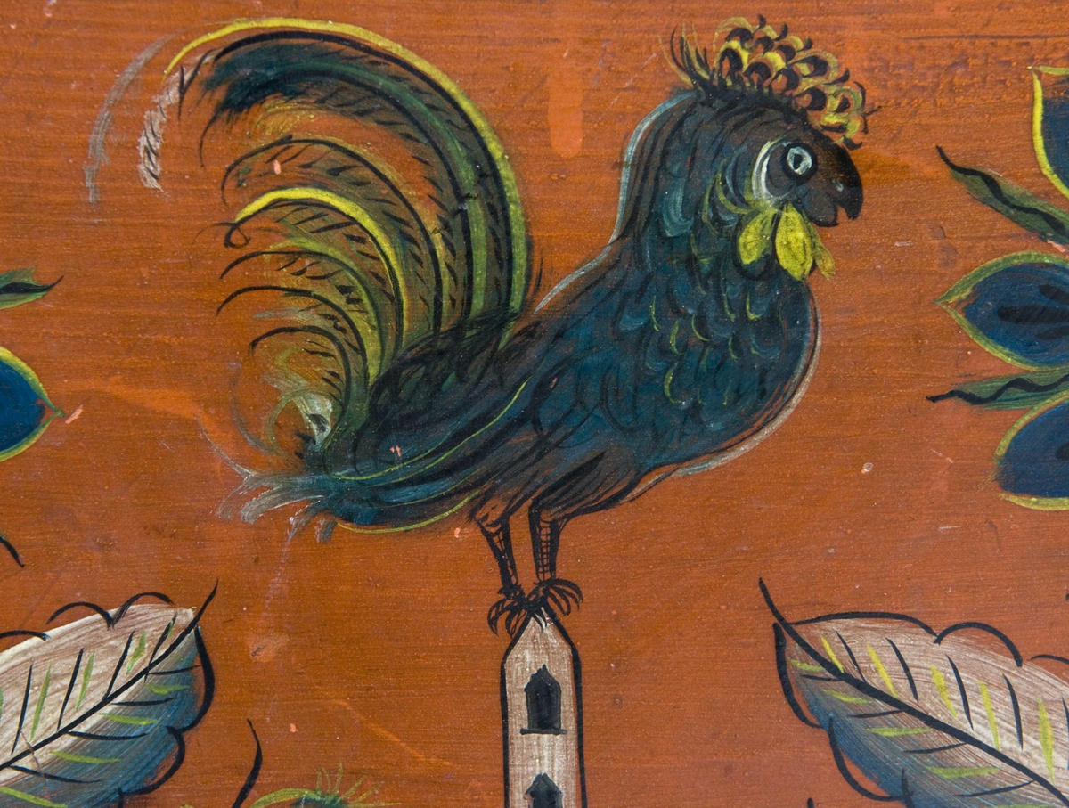 Kiste malt av Annanias Tveit.