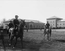 Festningsplassen Akershus festning, Oslo. Militær rideoppvis