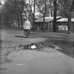 Forsøplet gate. Oslo 1956.