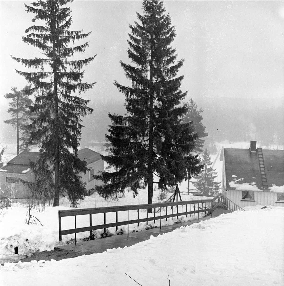 Villabebyggelse, Lørenskog, mars, 1959
