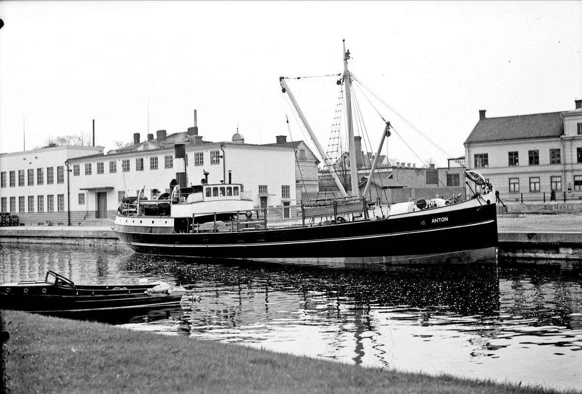 Fartyget Anton i Uppsala hamn, Uppsala 1937
