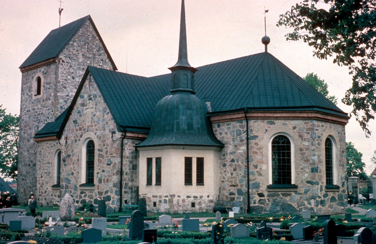 Vallentuna kyrka, Vallentuna socken, Uppland 1957