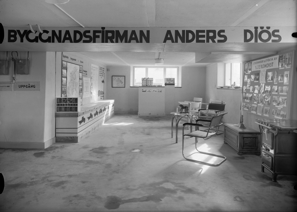 Byggnadsfirman Anders Diös AB - utställning, kvarteret Ydal, Kvarngärdet