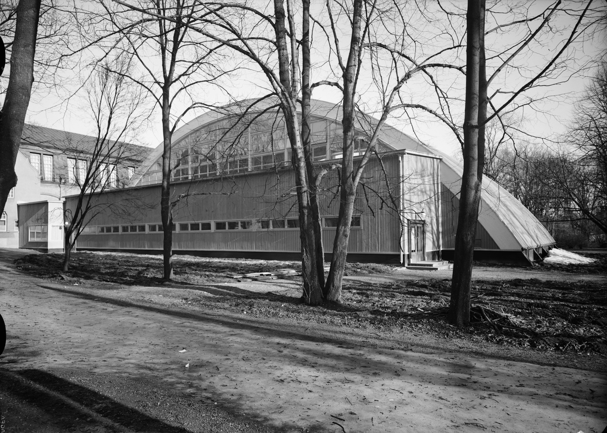 Tennishallen, Sjukhusvägen, Uppsala mars 1938