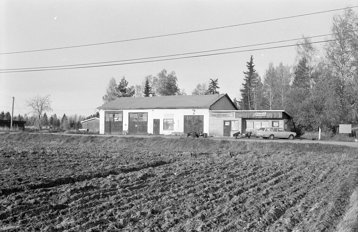 Bilverkstad, Blacksta 1:11, Blacksta, Jumkil socken, Uppland 1983