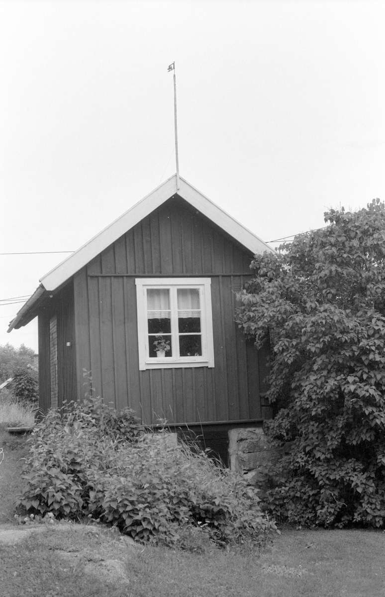 Källarbod, Asplund, Ösby, Knutby socken, Uppland 1987