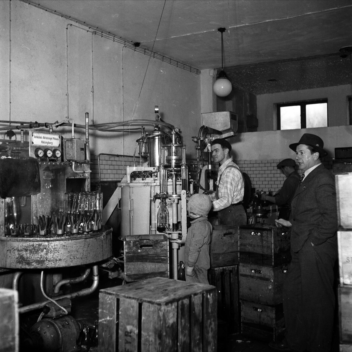 "Mejeri blev bryggeri", Storvreta Bryggeri, Rasbo, Uppland 1951
