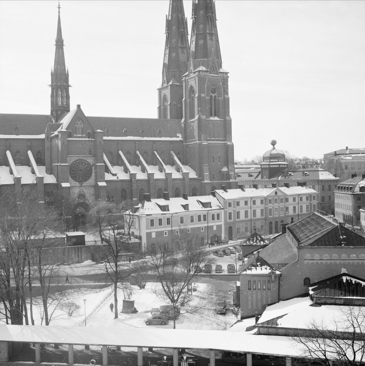 Stadsvy, Fjärdingen, Uppsala 1962