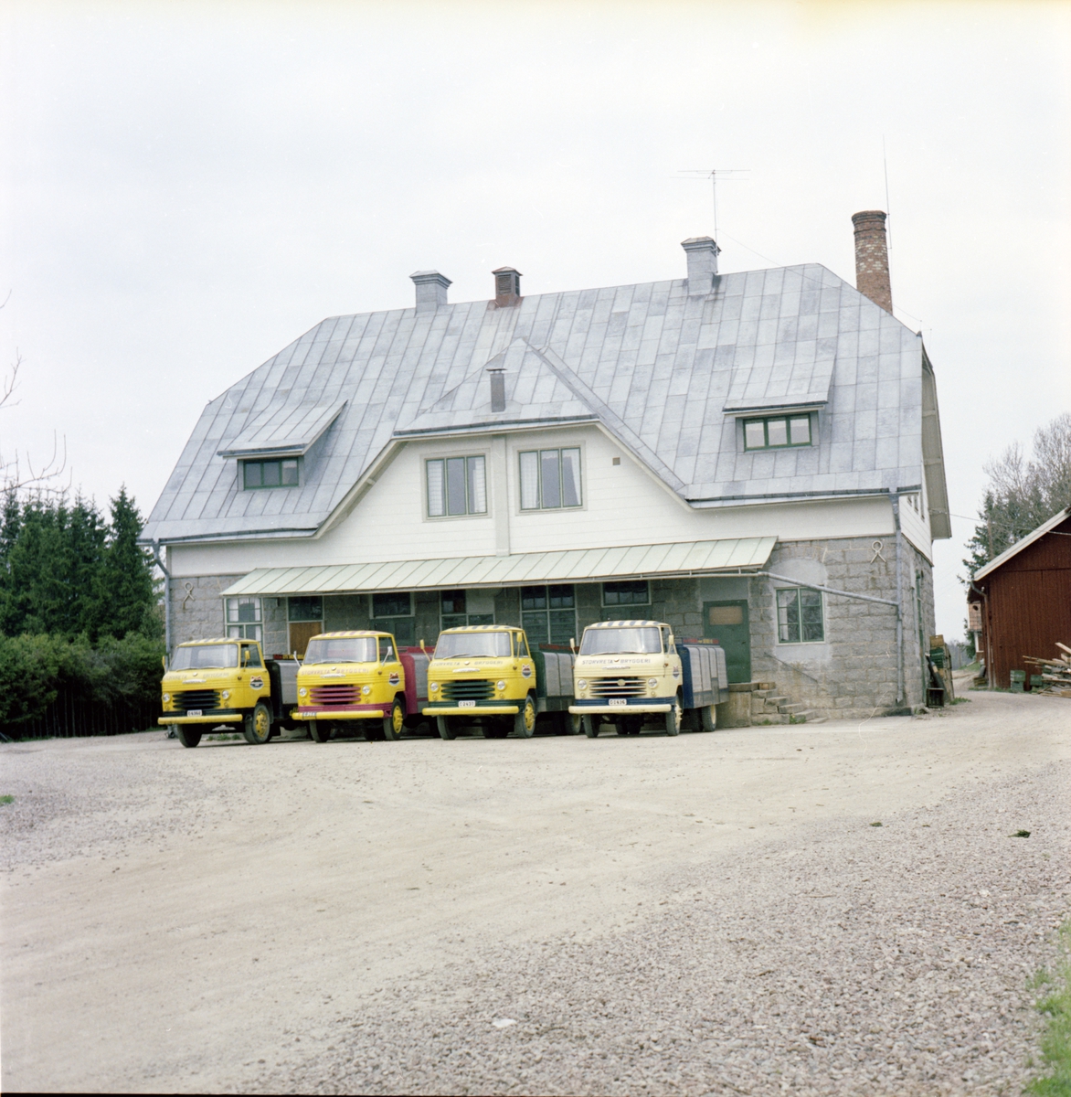 Storvreta bryggeri, Rasbo, Uppland, juni 1960